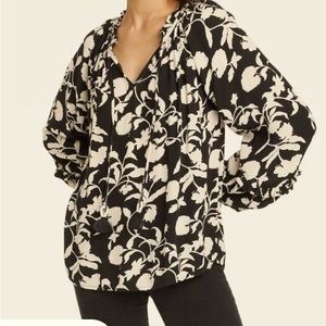 Bohemian Balloon Long Sleeve Blouse XL